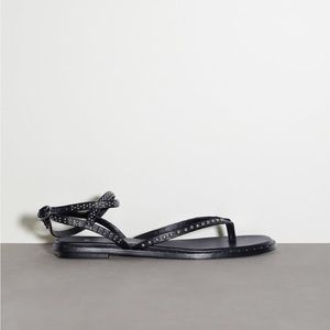 Studded flat sandals